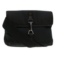 GUCCI Waist Bag Canvas Black 92543 bs5795