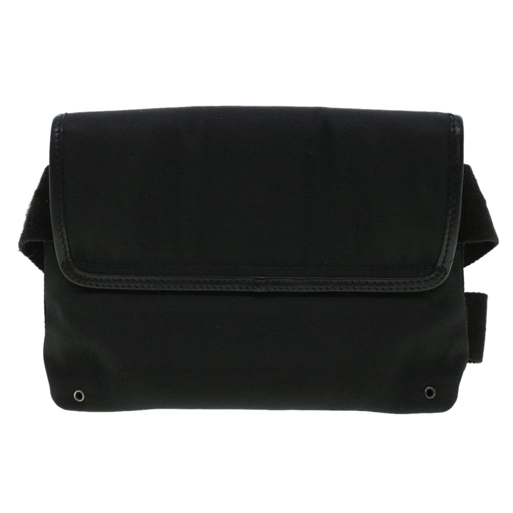 GUCCI Waist Bag Canvas Black 92543 bs5795