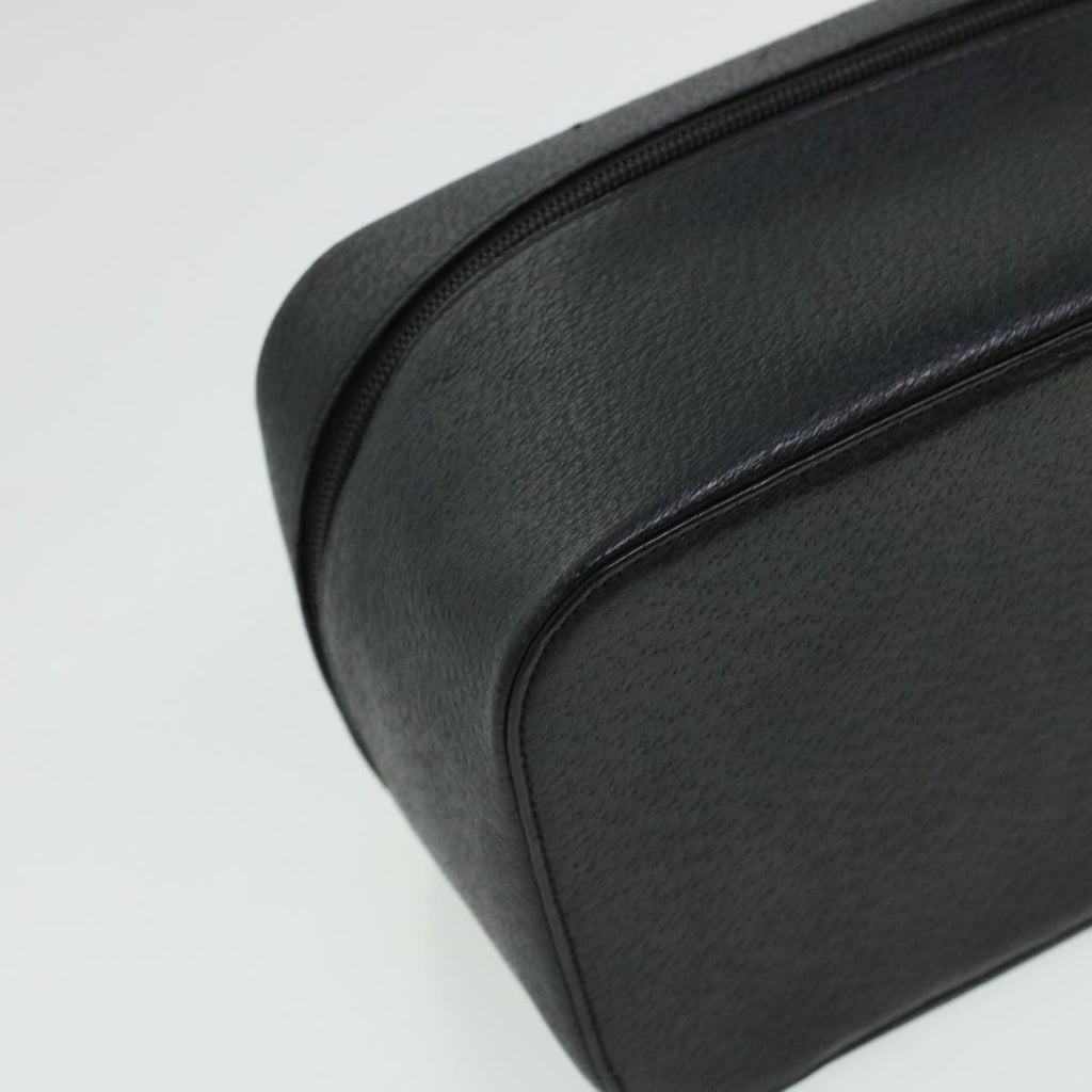 GUCCI Vanity Cosmetic Pouch Leather Black 039.1705.0710 bs5804