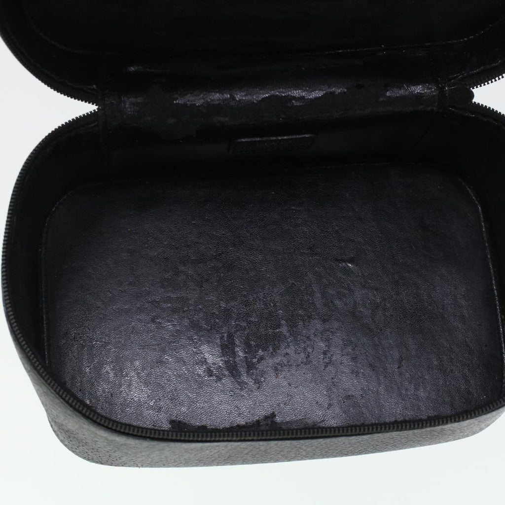 GUCCI Vanity Cosmetic Pouch Leather Black 039.1705.0710 bs5804