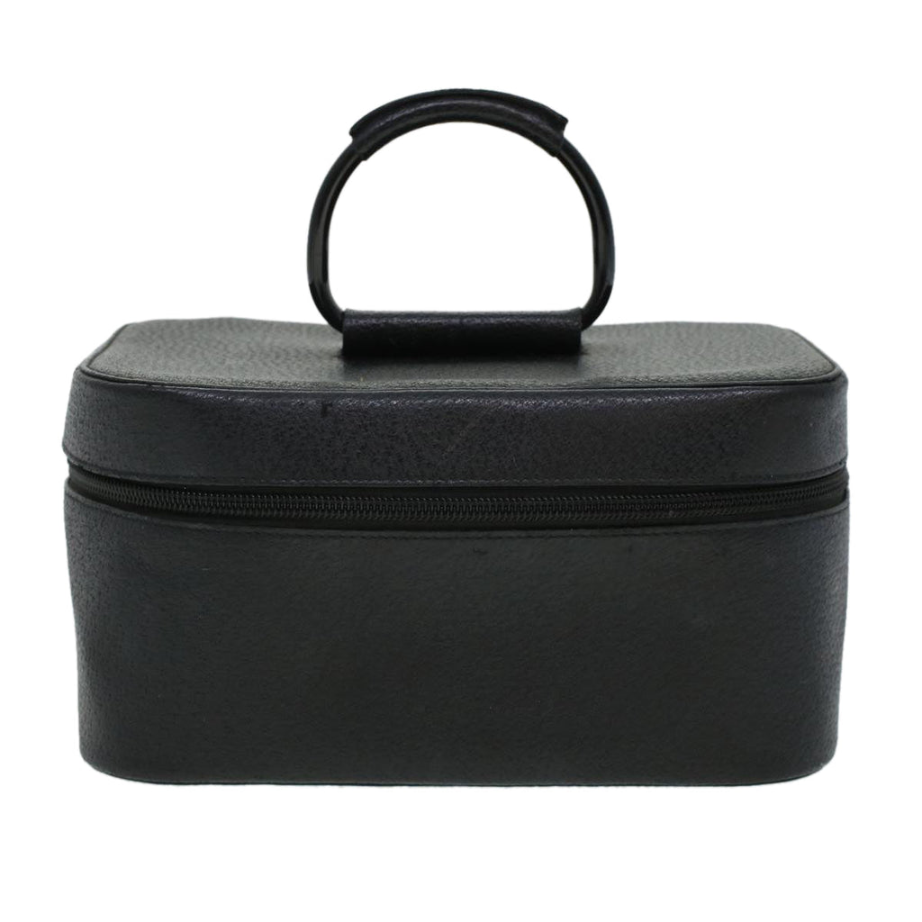 GUCCI Vanity Cosmetic Pouch Leather Black 039.1705.0710 bs5804