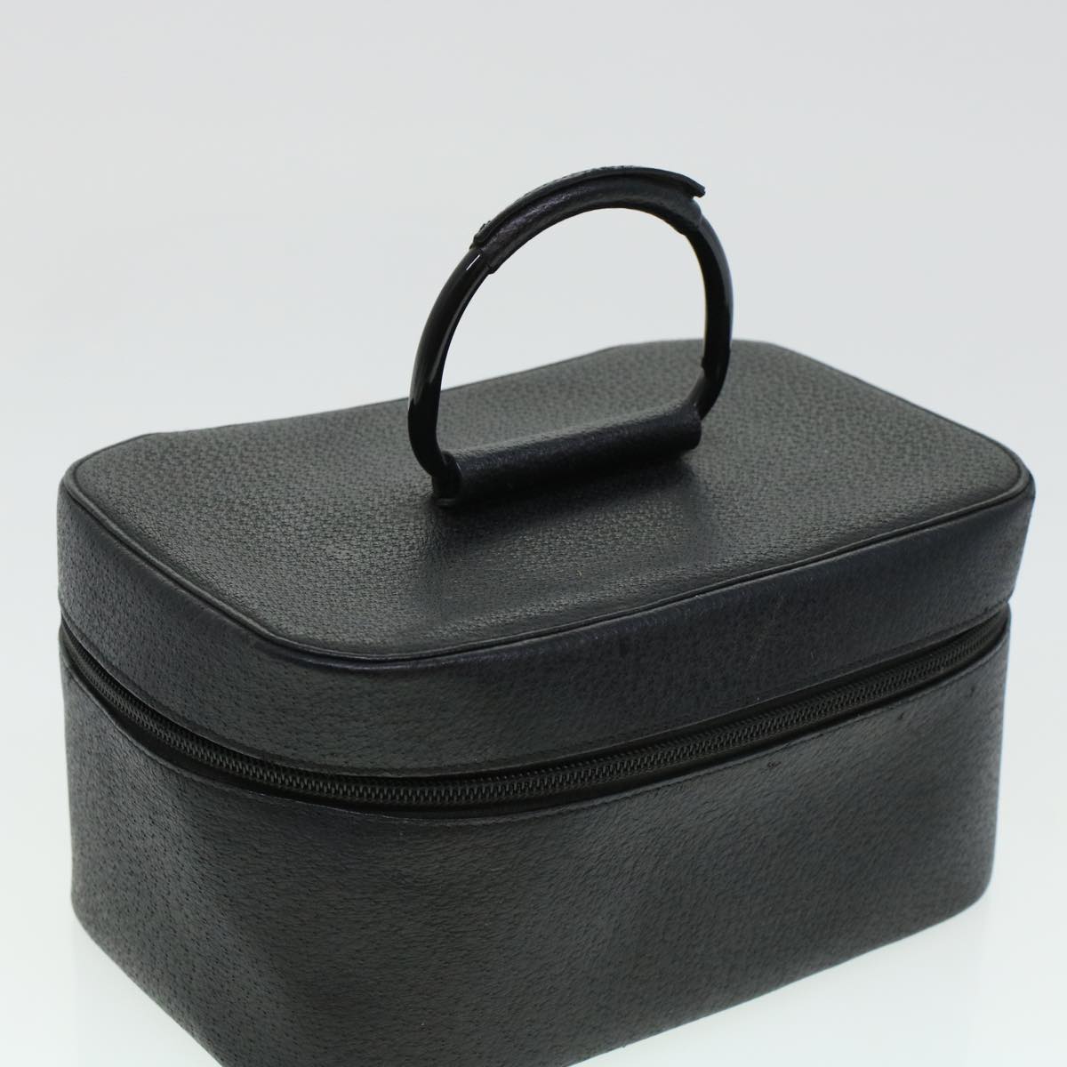 GUCCI Vanity Cosmetic Pouch Leather Black 039.1705.0710 bs5804