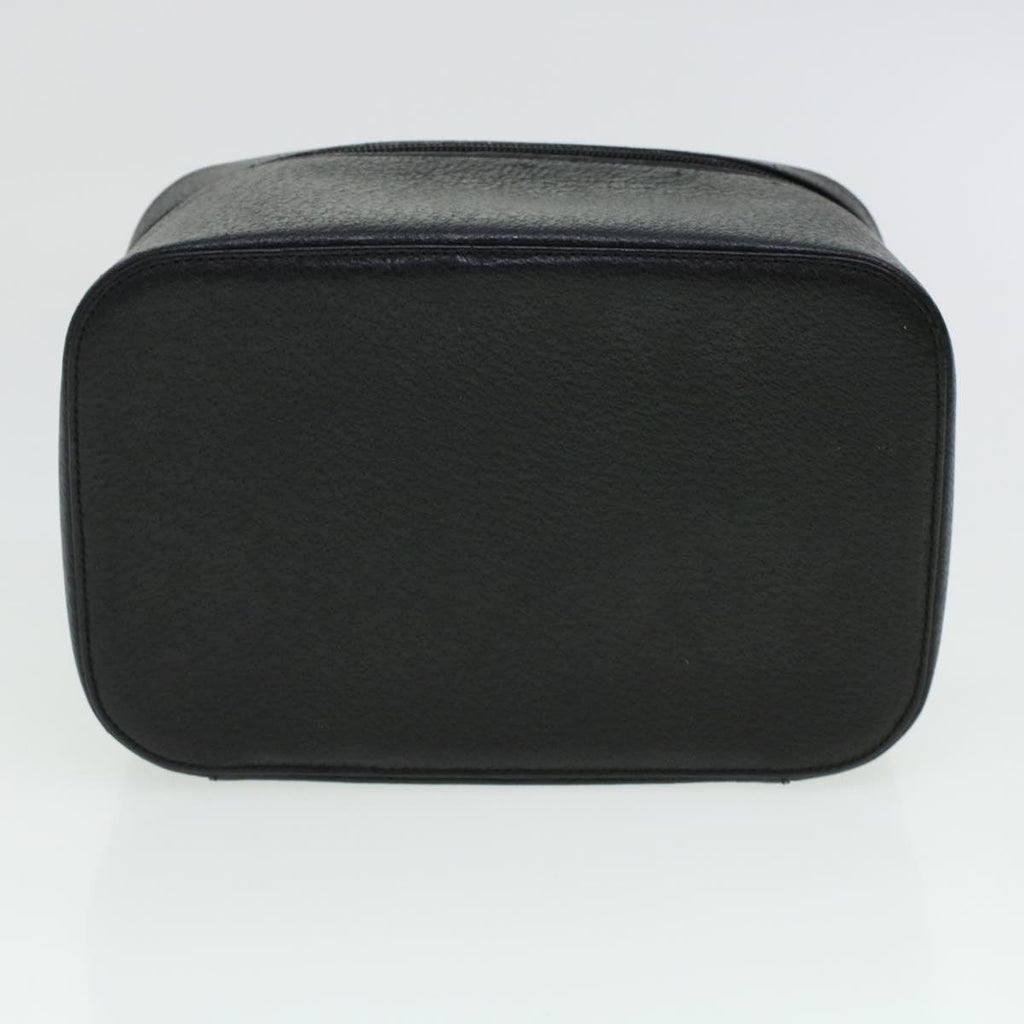 GUCCI Vanity Cosmetic Pouch Leather Black 039.1705.0710 bs5804