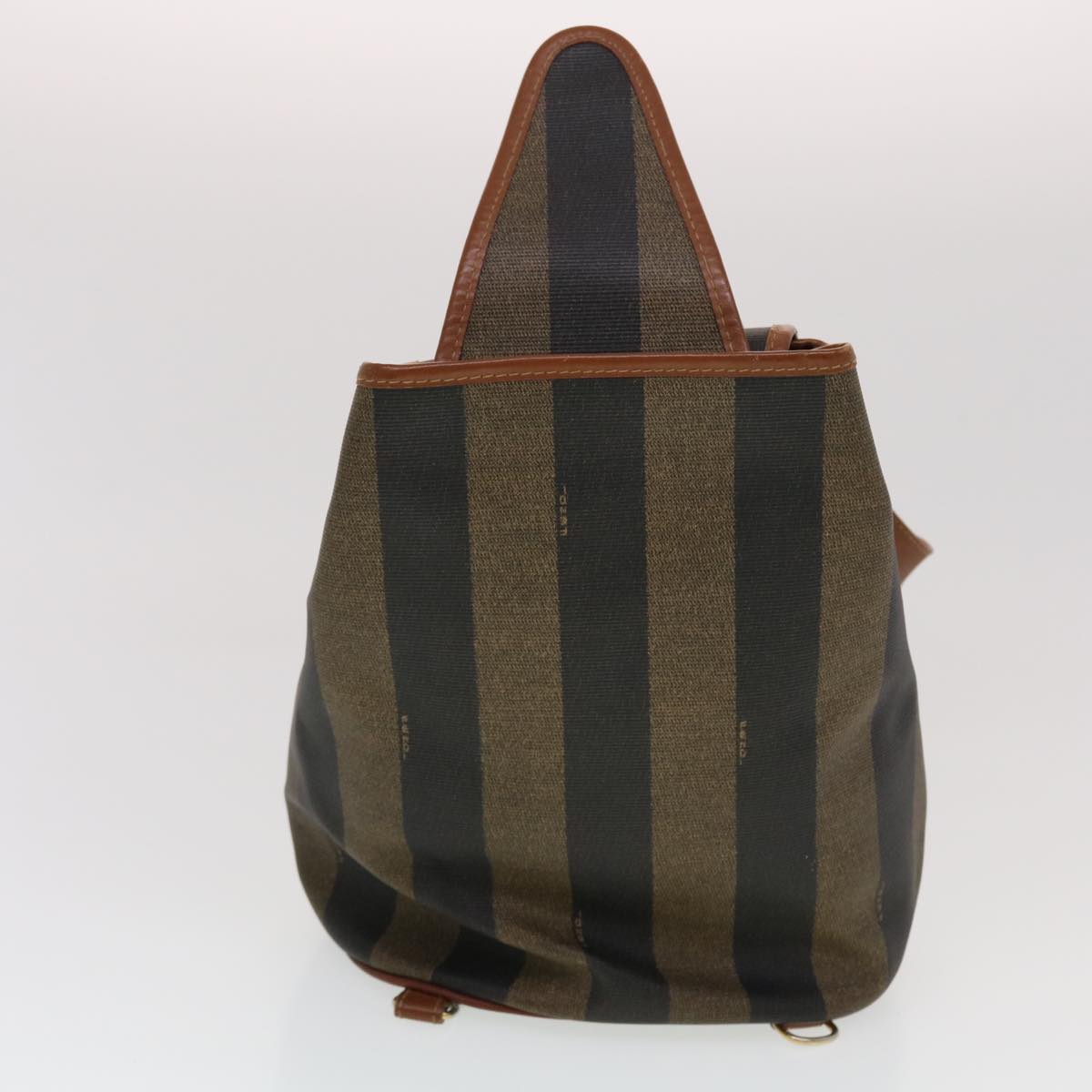 FENDI Pecan Canvas Pouch Shoulder Bag 3Set Black Brown bs5807