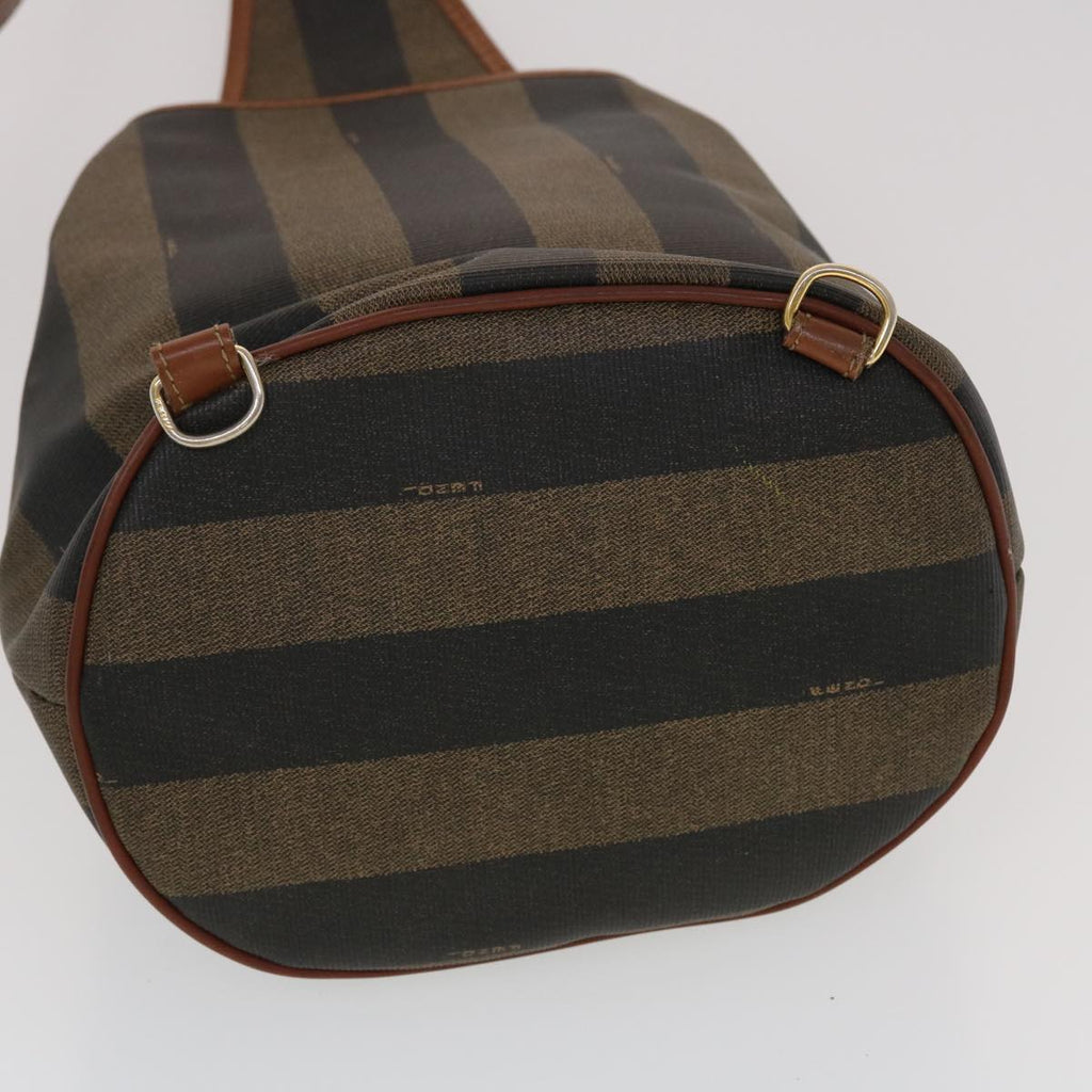 FENDI Pecan Canvas Pouch Shoulder Bag 3Set Black Brown bs5807