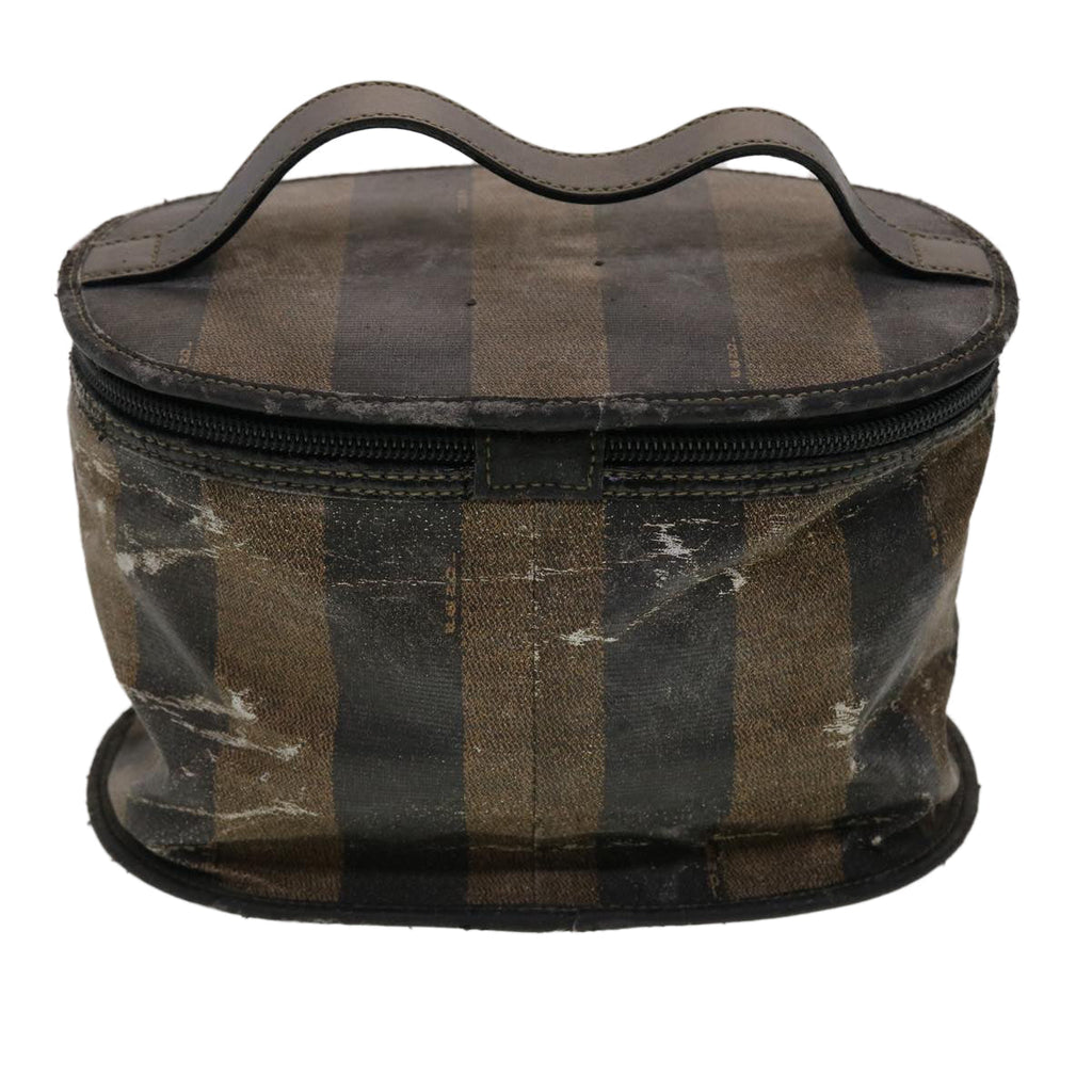 FENDI Pecan Canvas Pouch Shoulder Bag 3Set Black Brown bs5807