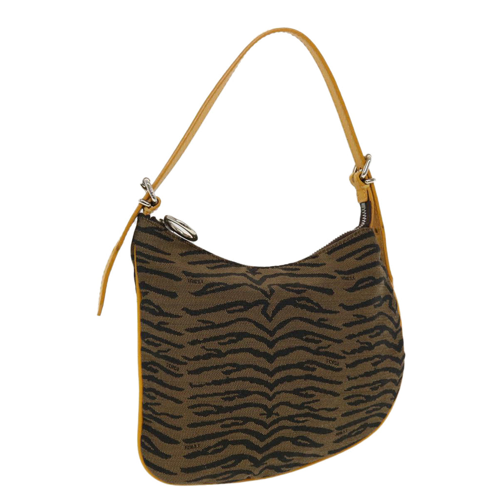 FENDI Shoulder Bag Canvas Brown bs5831
