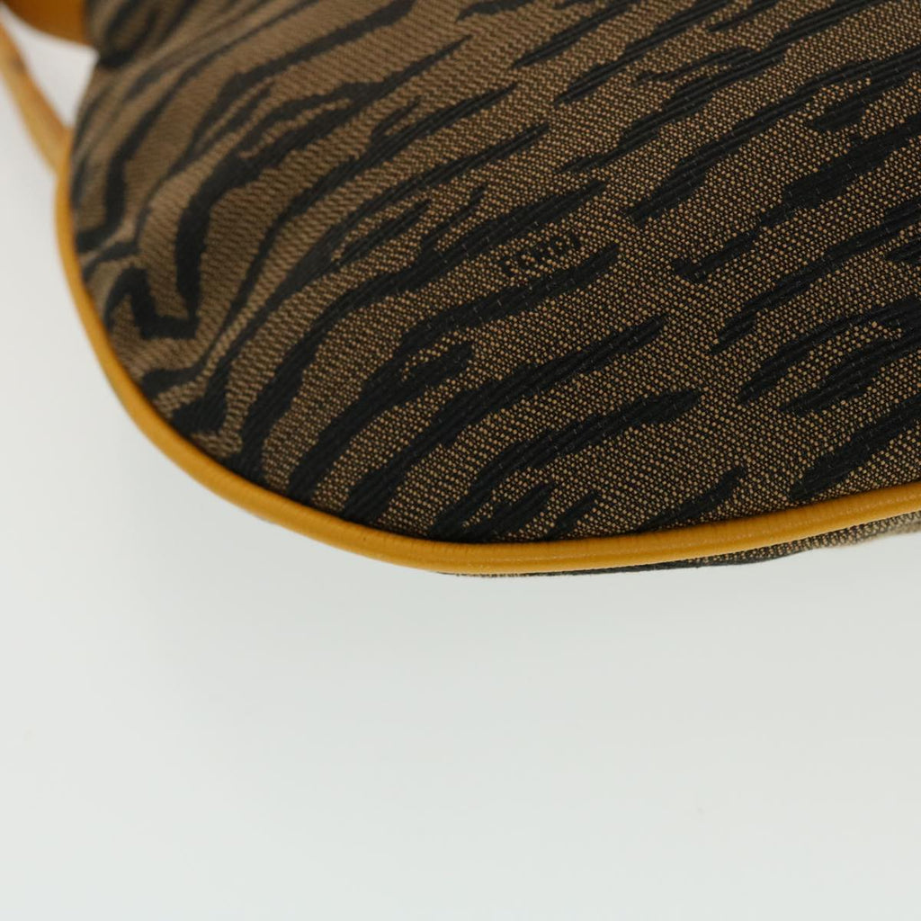 FENDI Shoulder Bag Canvas Brown bs5831