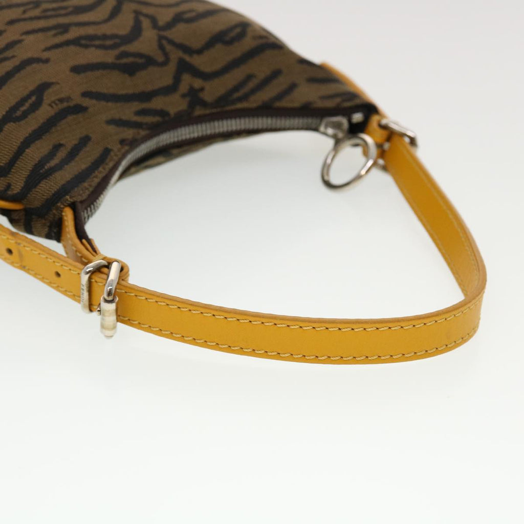 FENDI Shoulder Bag Canvas Brown bs5831