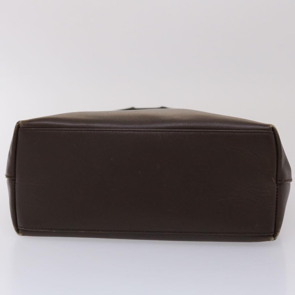 GUCCI Bamboo Shoulder Bag Leather Dark Brown bs5983