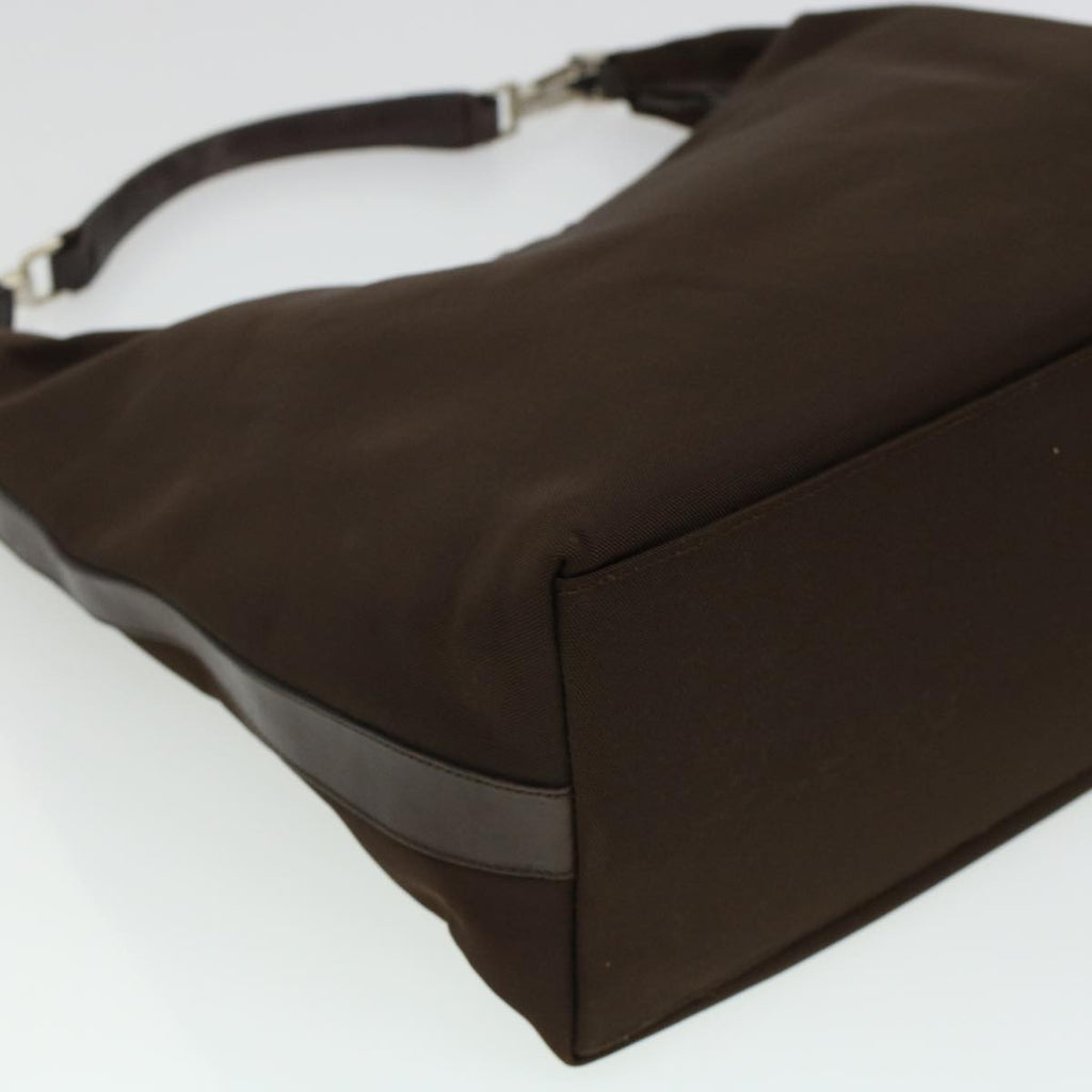 GUCCI Shoulder Bag Canvas Brown bs5991