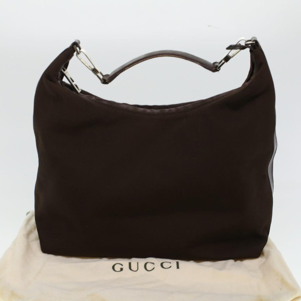 GUCCI Shoulder Bag Canvas Brown bs5991
