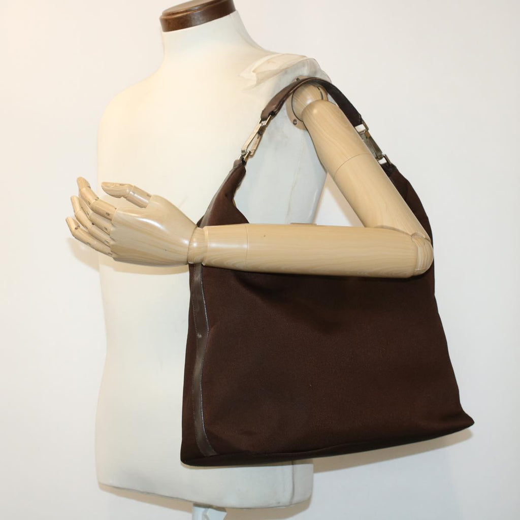 GUCCI Shoulder Bag Canvas Brown bs5991