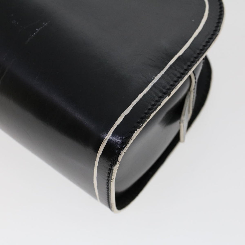FENDI Hand Bag Leather Black bs6095