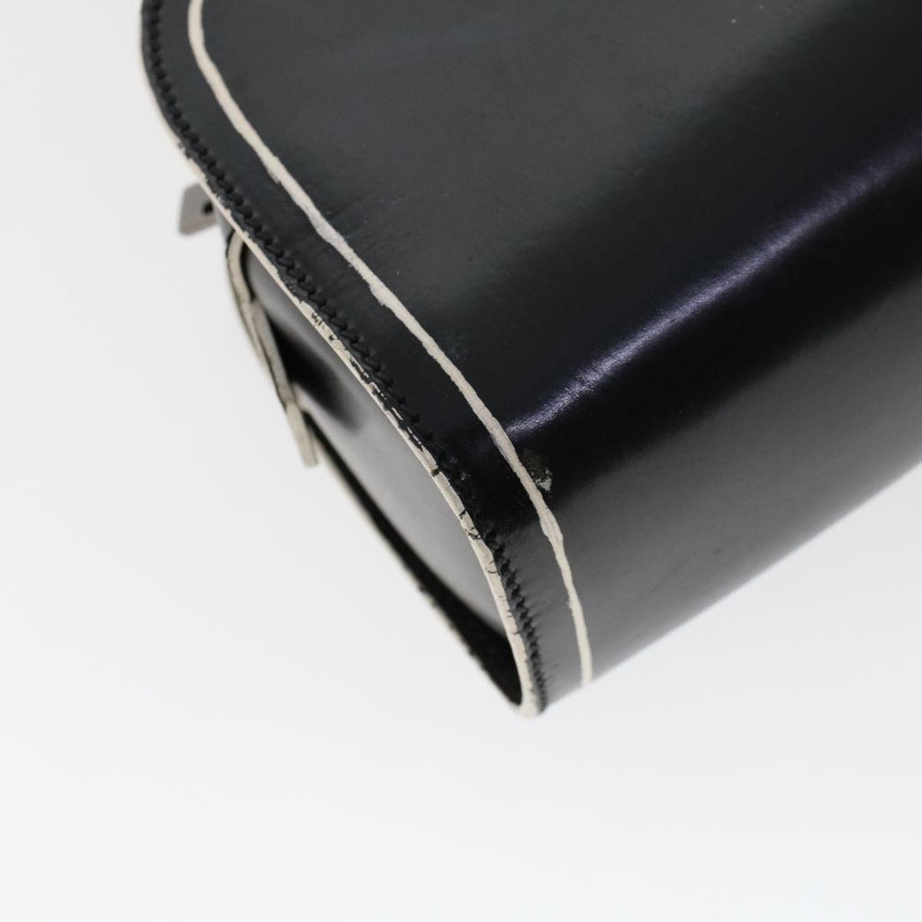 FENDI Hand Bag Leather Black bs6095