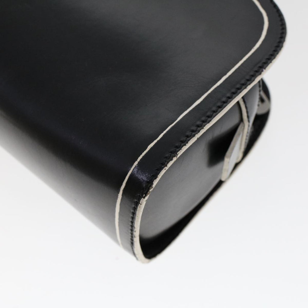 FENDI Hand Bag Leather Black bs6095