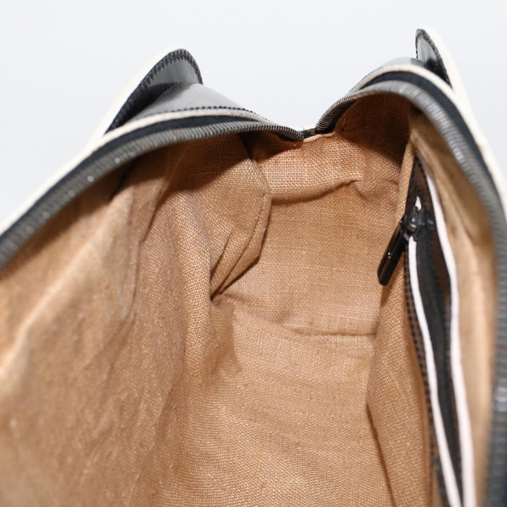 FENDI Hand Bag Leather Black bs6095