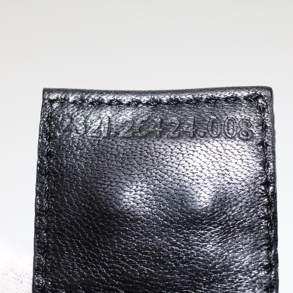 FENDI Mamma Baguette Shoulder Bag Nylon Leather Black 2321.26424.008 bs6395