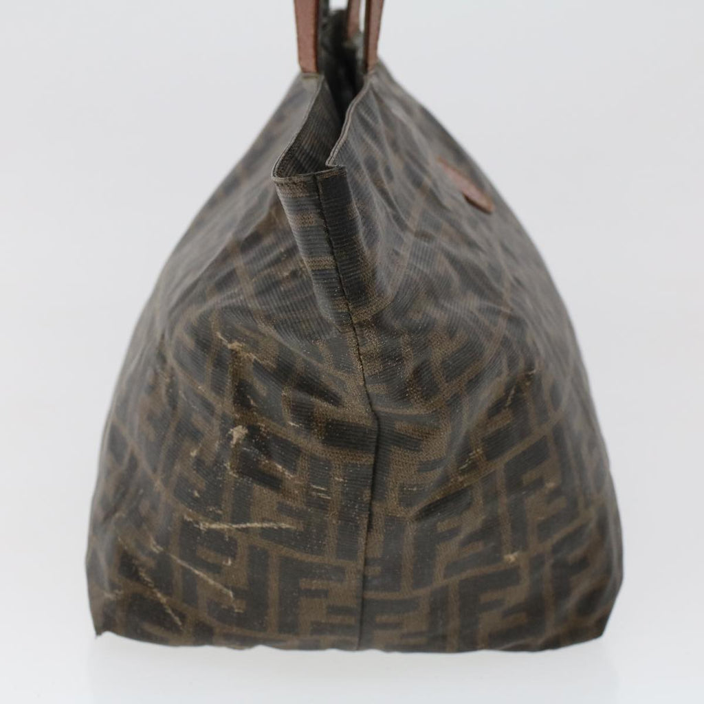 FENDI Pecan Canvas Hand Bag Shoulder Bag Nylon 4Set Brown Black bs6444