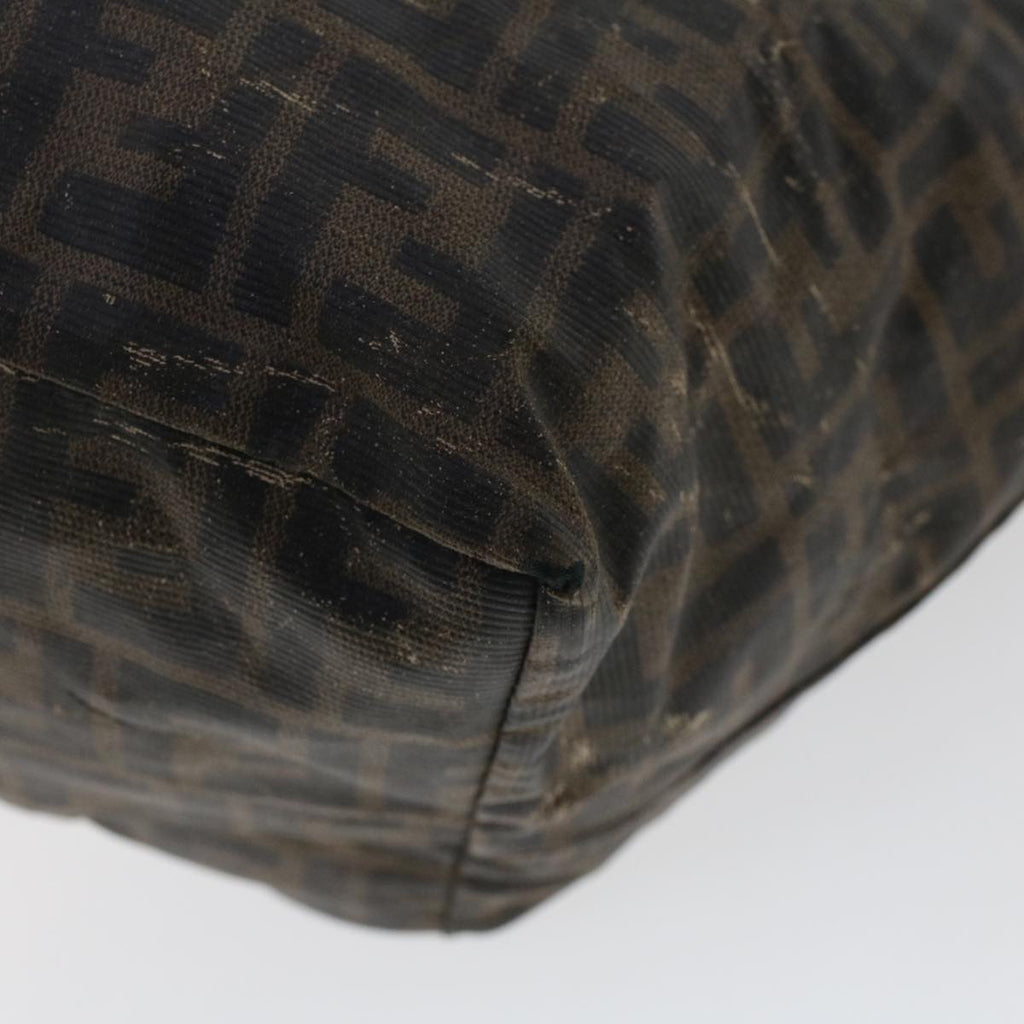 FENDI Pecan Canvas Hand Bag Shoulder Bag Nylon 4Set Brown Black bs6444