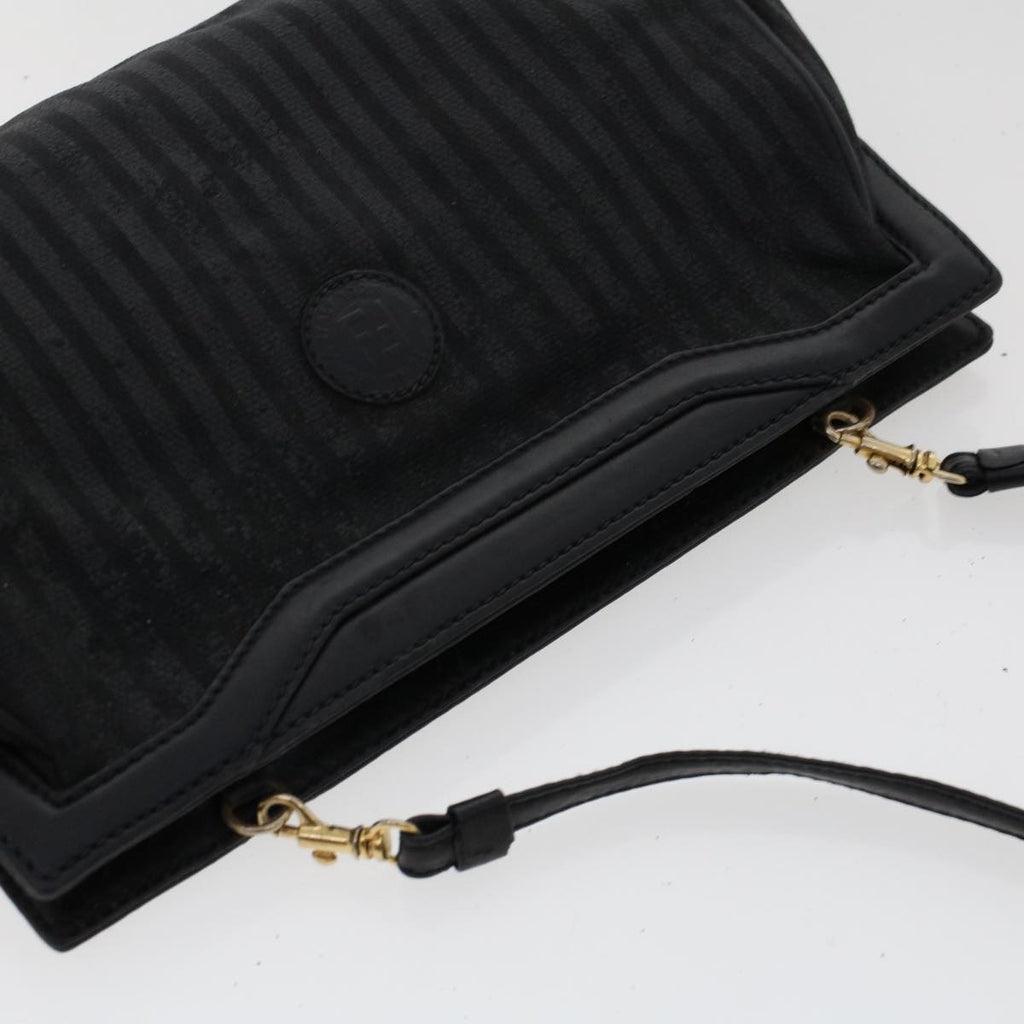 FENDI Pecan Canvas Hand Bag Shoulder Bag Nylon 4Set Brown Black bs6444