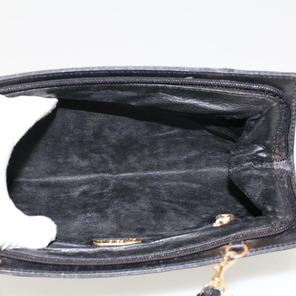 FENDI Pecan Canvas Hand Bag Shoulder Bag Nylon 4Set Brown Black bs6444