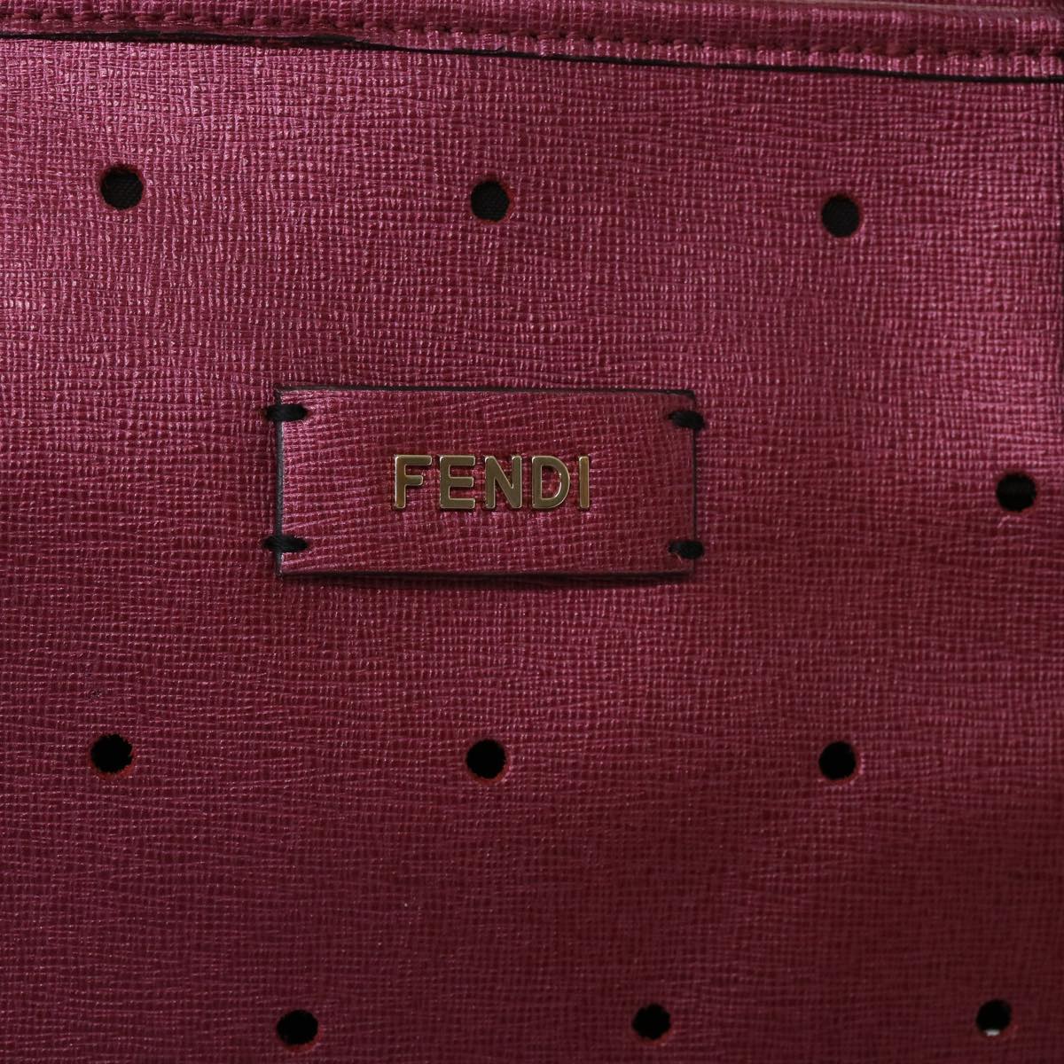 FENDI Tote Bag Leather Pink bs6445