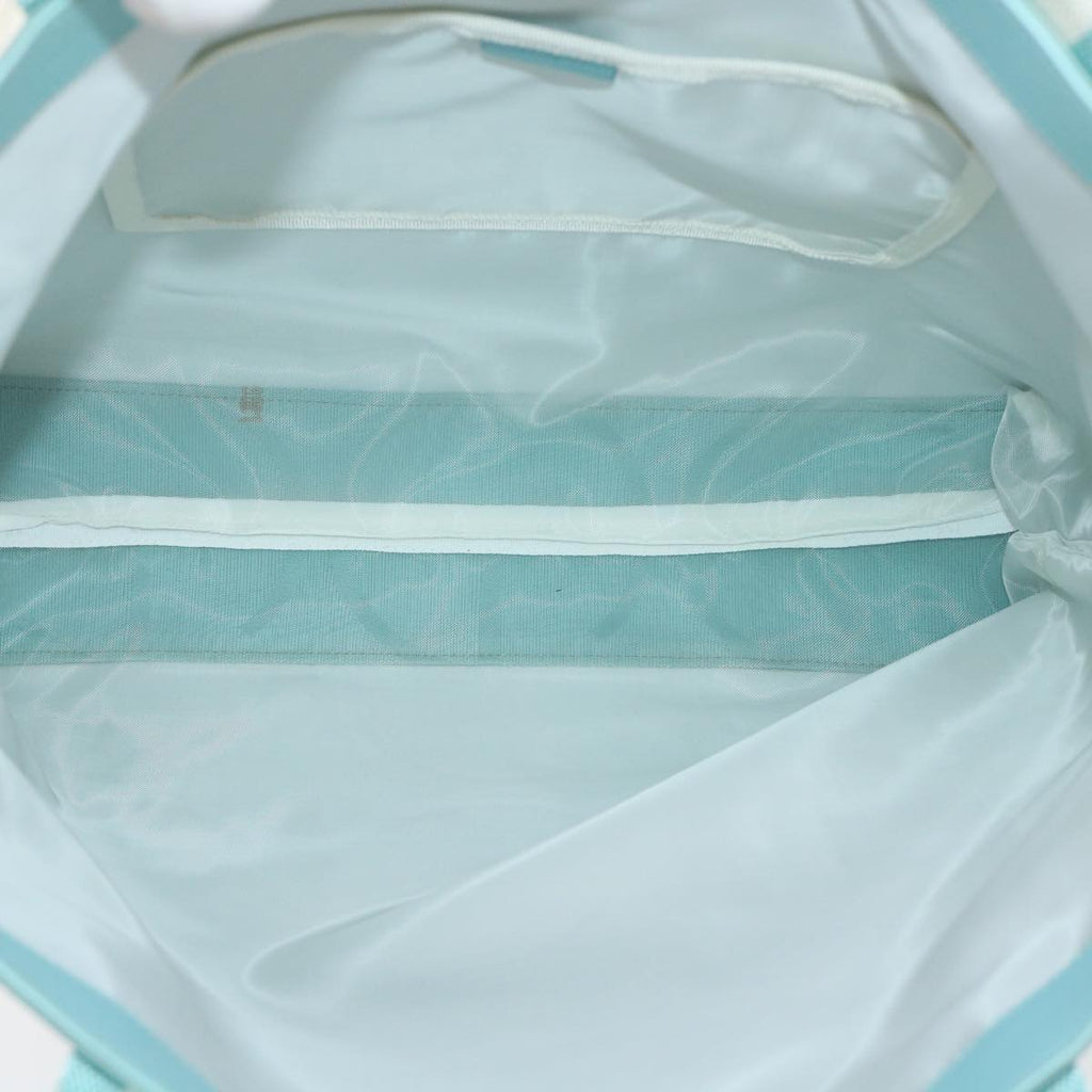 GUCCI Tote Bag Canvas Light Blue 123439 bs6465