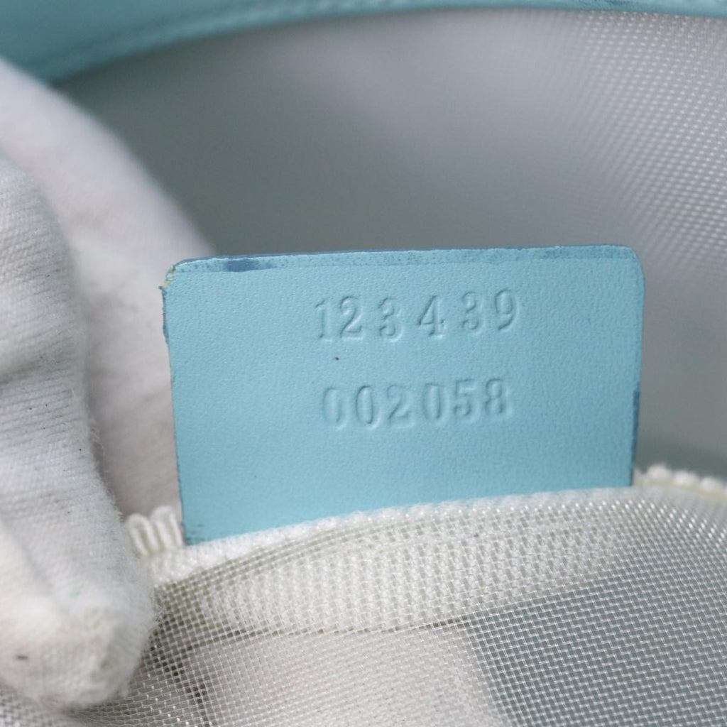 GUCCI Tote Bag Canvas Light Blue 123439 bs6465