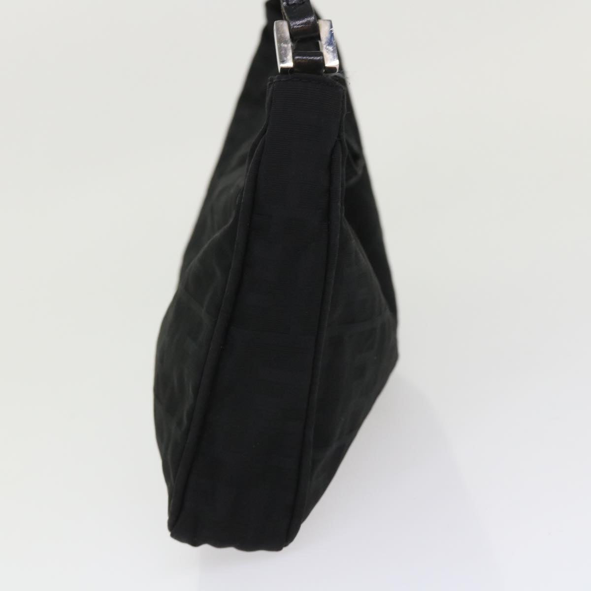 FENDI Zucca Canvas Shoulder Bag Black bs6666