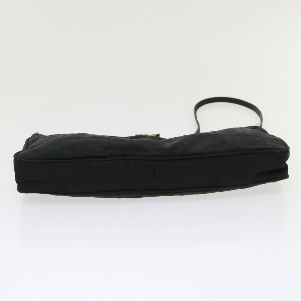 FENDI Zucca Canvas Shoulder Bag Black bs6666