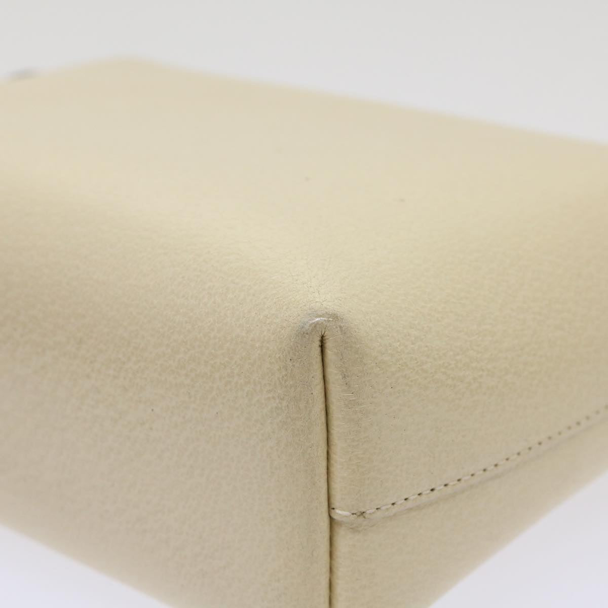 GUCCI Hand Bag Clutch Bag Leather 2Set Beige Gray bs6682