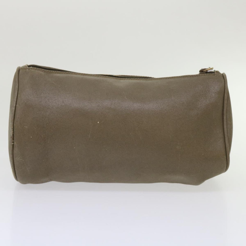 GUCCI Hand Bag Clutch Bag Leather 2Set Beige Gray bs6682