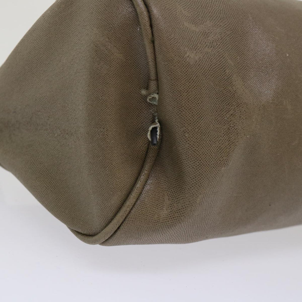 GUCCI Hand Bag Clutch Bag Leather 2Set Beige Gray bs6682