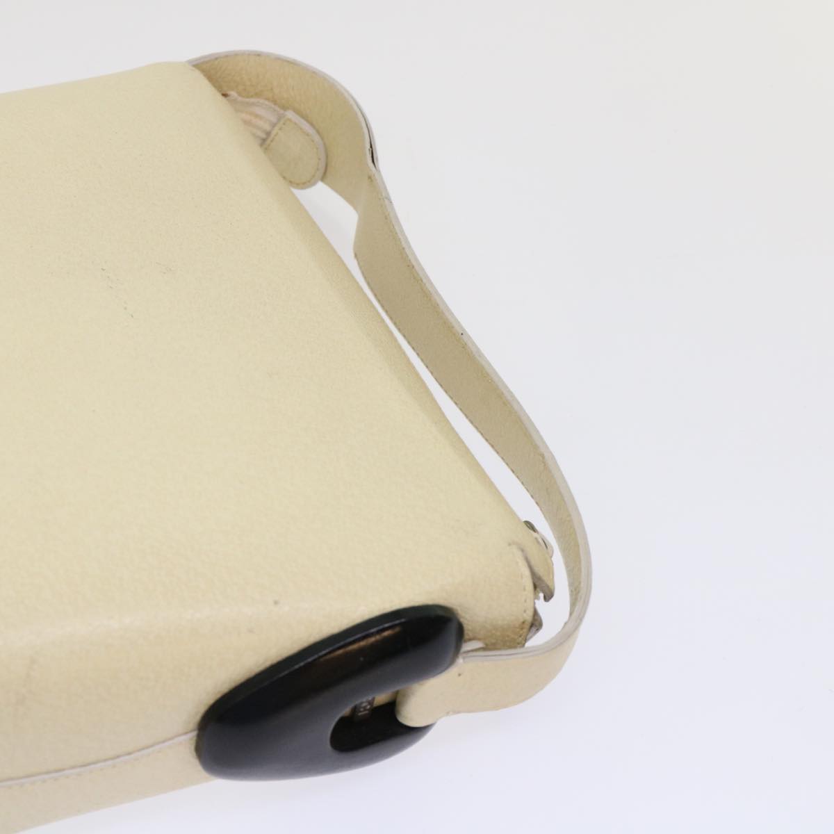 GUCCI Hand Bag Clutch Bag Leather 2Set Beige Gray bs6682