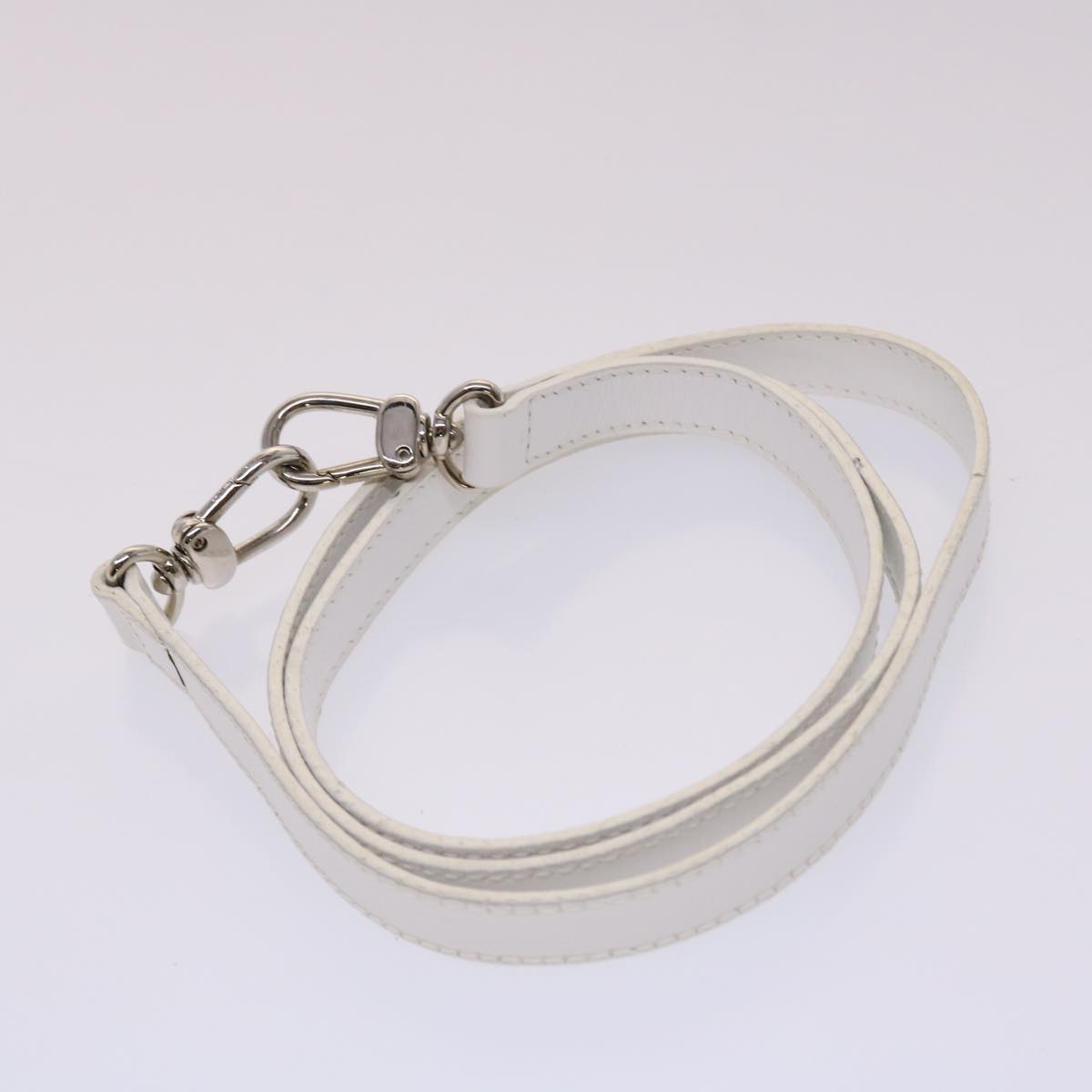 FENDI Hand Bag Nylon 2way White bs6739