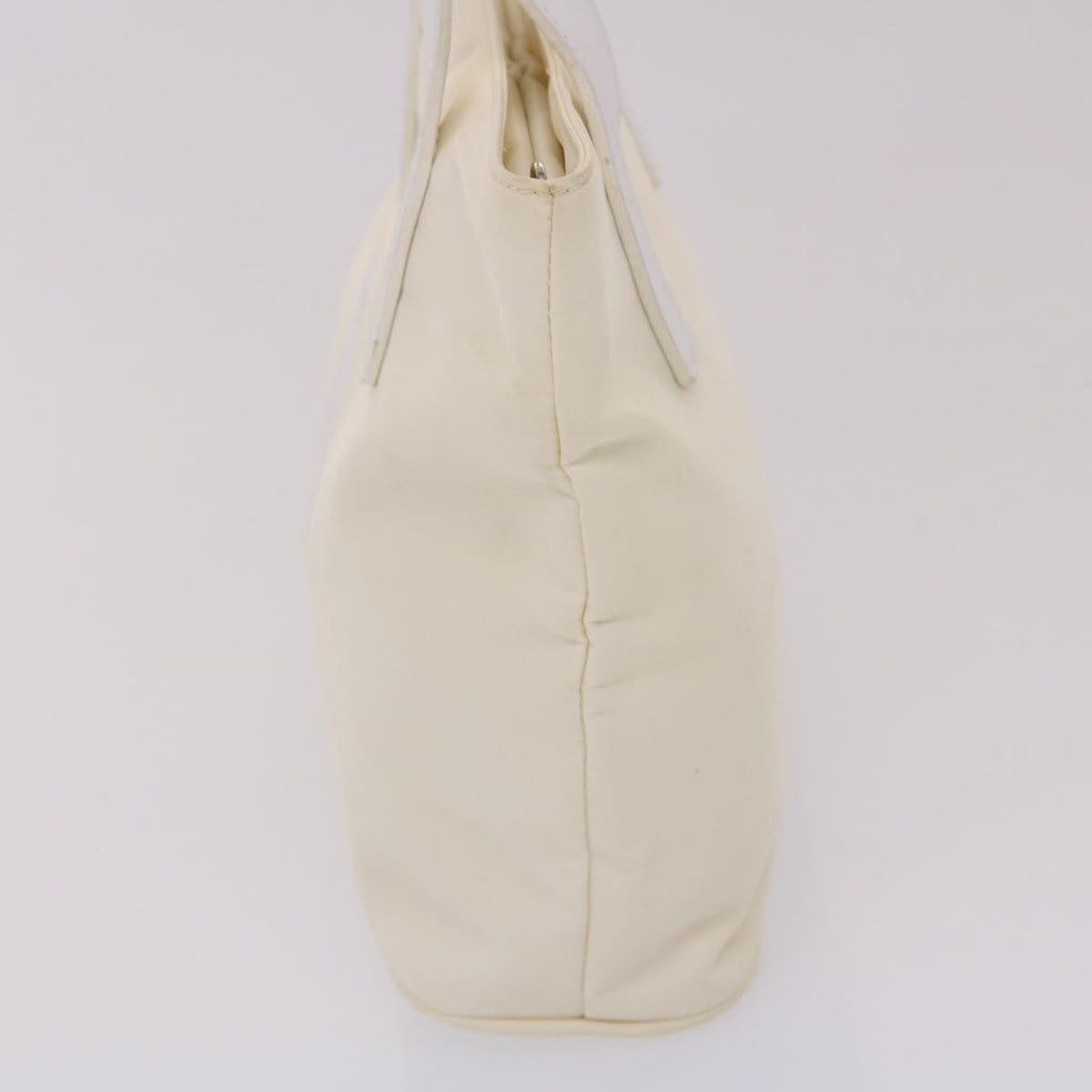 FENDI Hand Bag Nylon 2way White bs6739