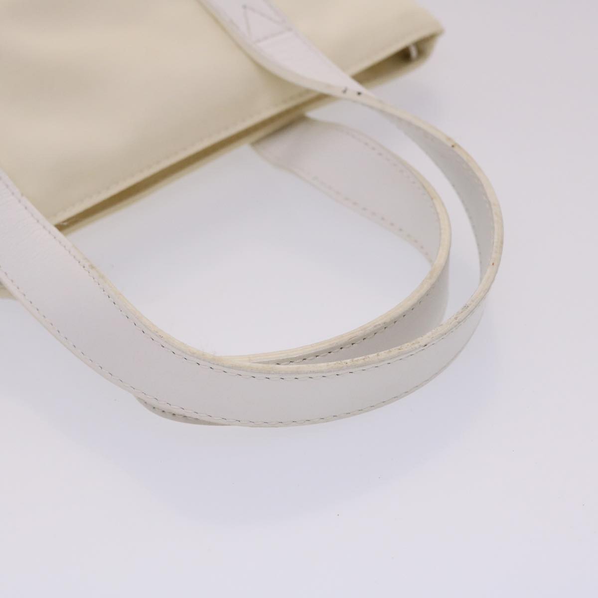FENDI Hand Bag Nylon 2way White bs6739