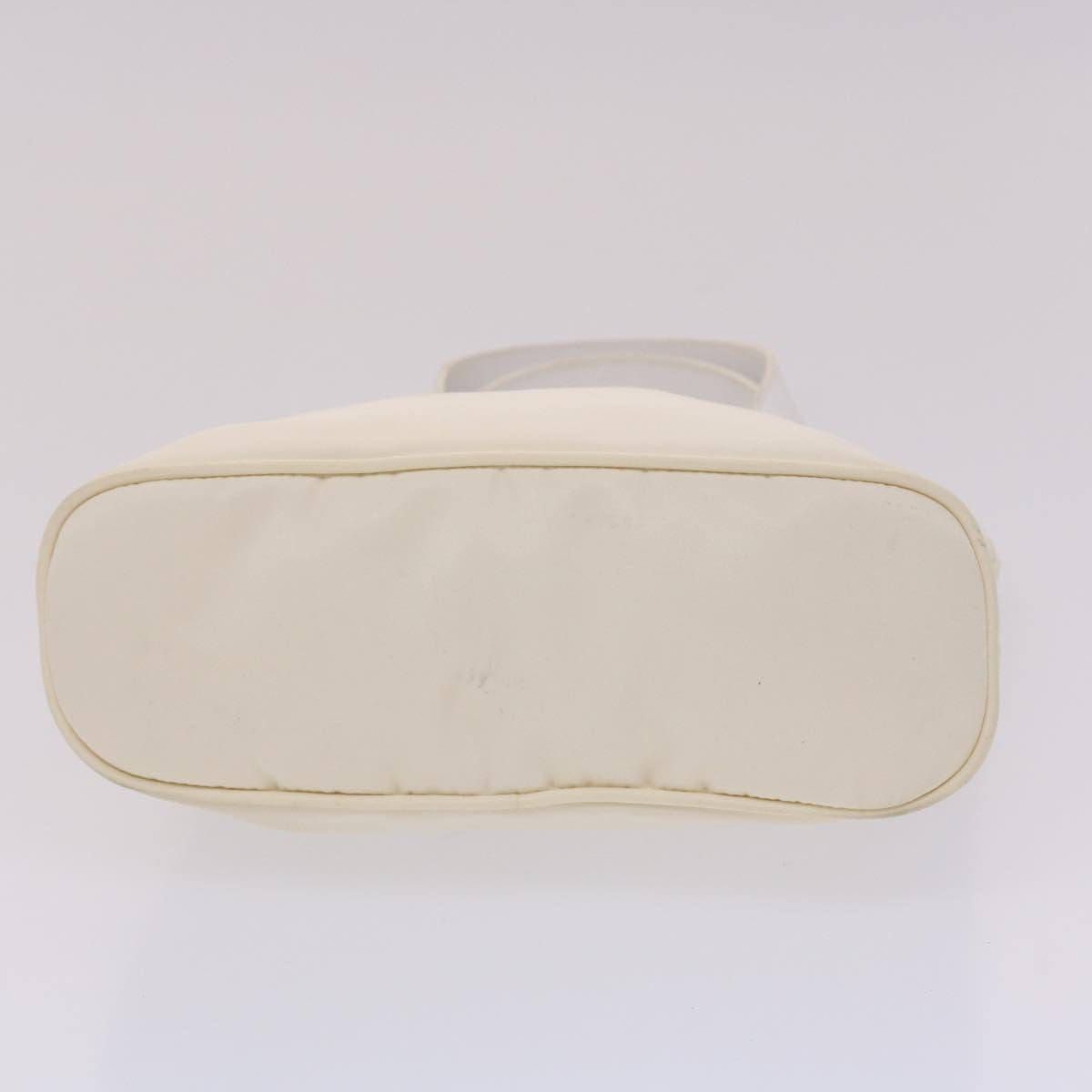 FENDI Hand Bag Nylon 2way White bs6739