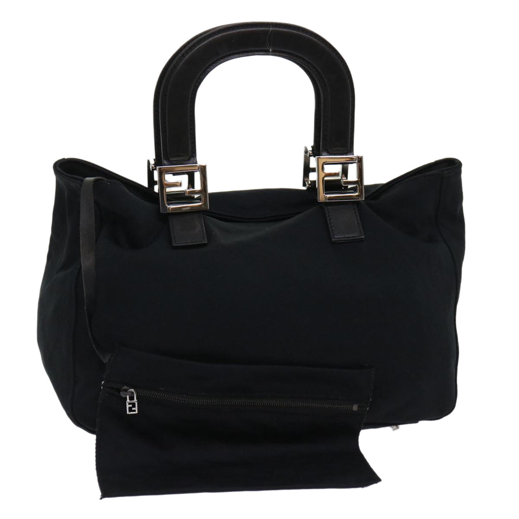 FENDI Hand Bag Nylon Black 2321-26329-079 bs6746