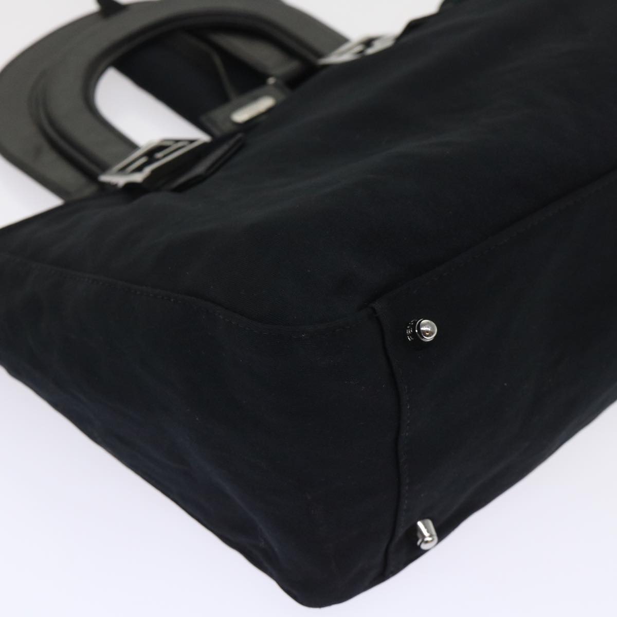 FENDI Hand Bag Nylon Black 2321-26329-079 bs6746