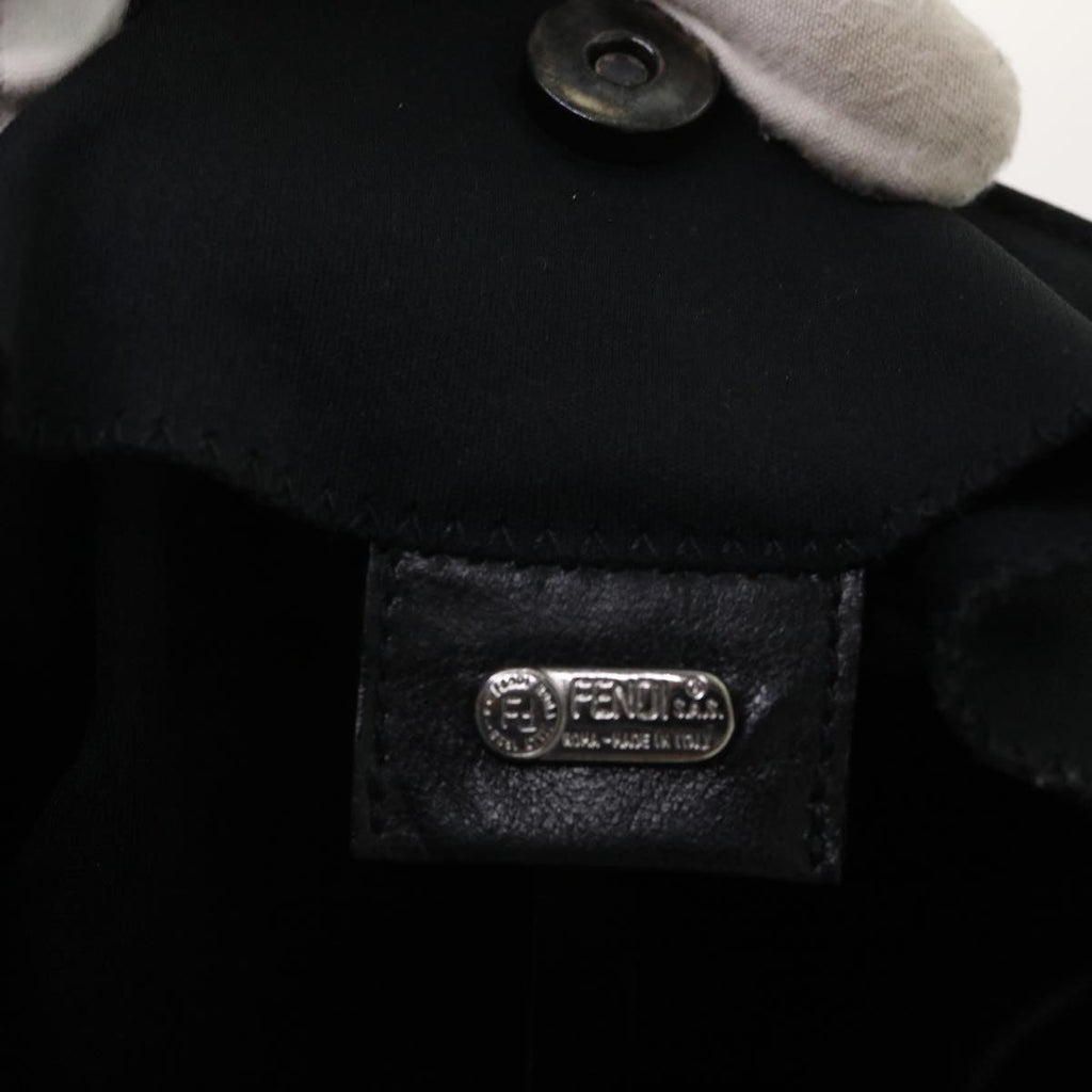 FENDI Hand Bag Nylon Black 2321-26329-079 bs6746