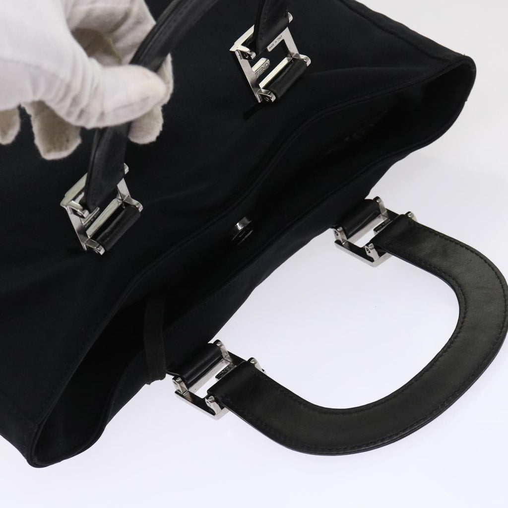 FENDI Hand Bag Nylon Black 2321-26329-079 bs6746