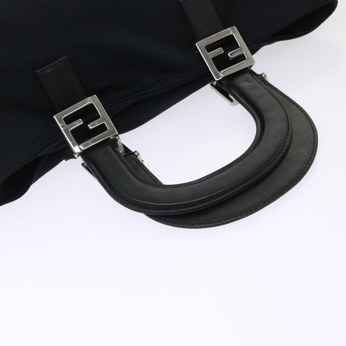 FENDI Hand Bag Nylon Black 2321-26329-079 bs6746