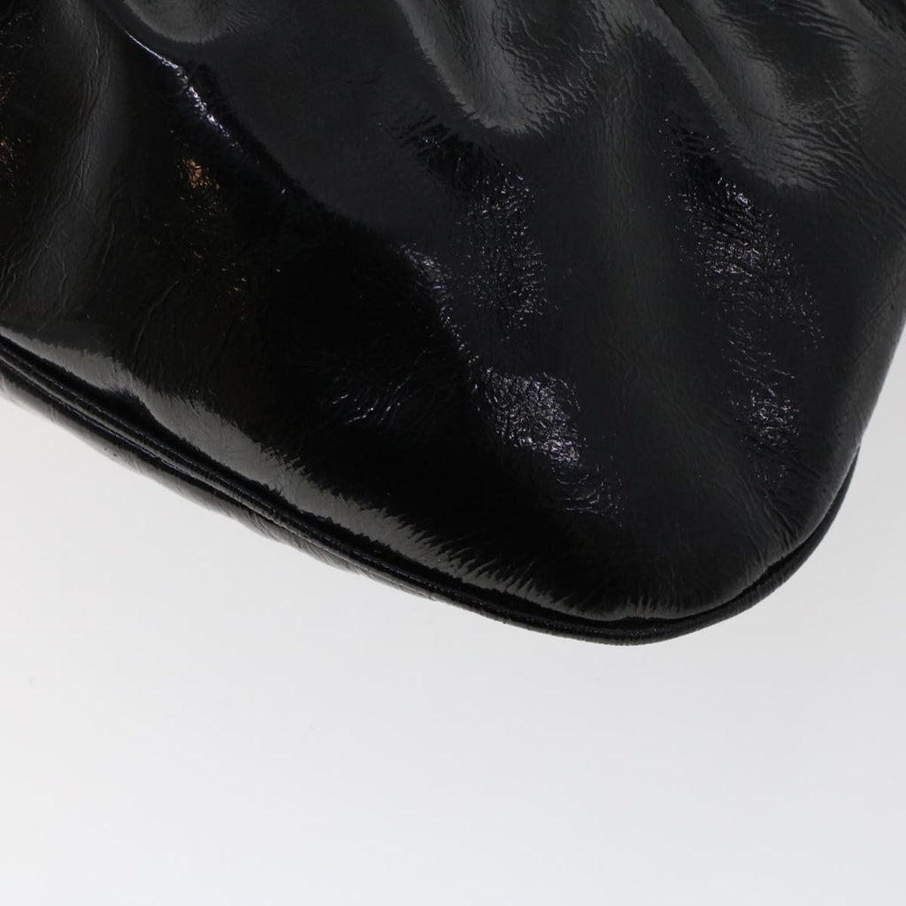 FENDI Hand Bag Patent leather Black bs6771