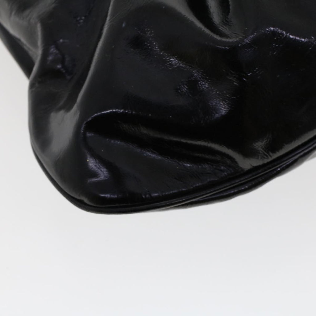 FENDI Hand Bag Patent leather Black bs6771