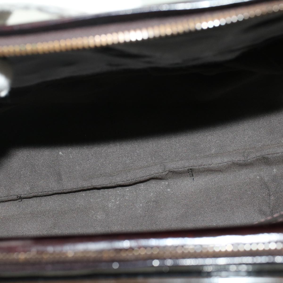 FENDI Hand Bag Patent leather Black bs6771