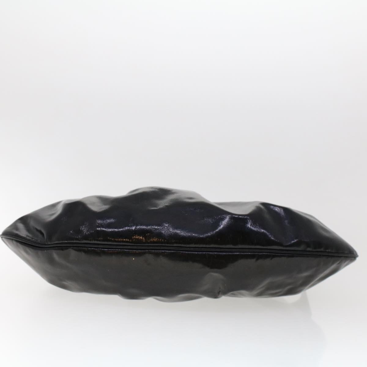 FENDI Hand Bag Patent leather Black bs6771