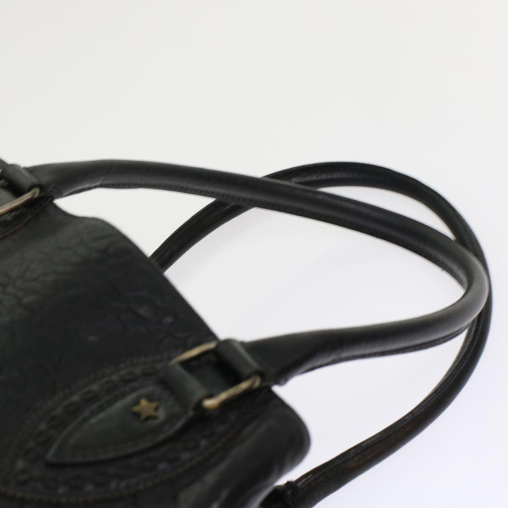 FENDI Shoulder Bag Leather Black bs6922