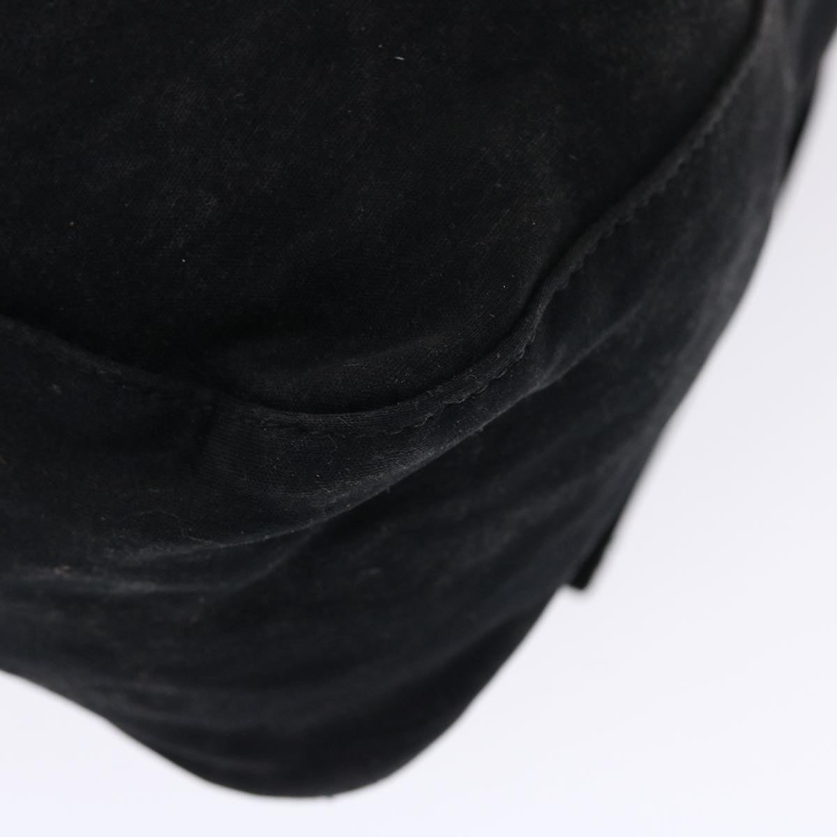 FENDI Mamma Baguette Shoulder Bag Nylon Black bs6935